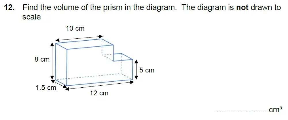 Question 12 - Alleyn's - 11 Plus Maths Sample Examination Paper 2 - 2025