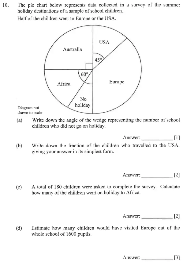 Question 10(a,b,c,d) - Dulwich College - 11 Plus Exam Maths Specimen Paper B - 2025