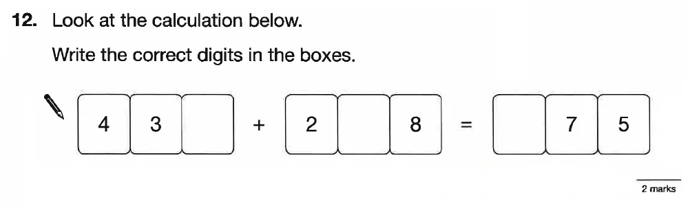 Question 14 - St Anselms College - 11 Plus Maths Sample Questions - 2025