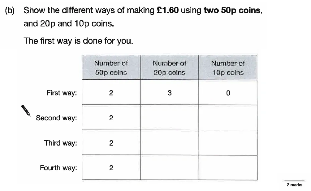 Question 29 - St Anselms College - 11 Plus Maths Sample Questions - 2025