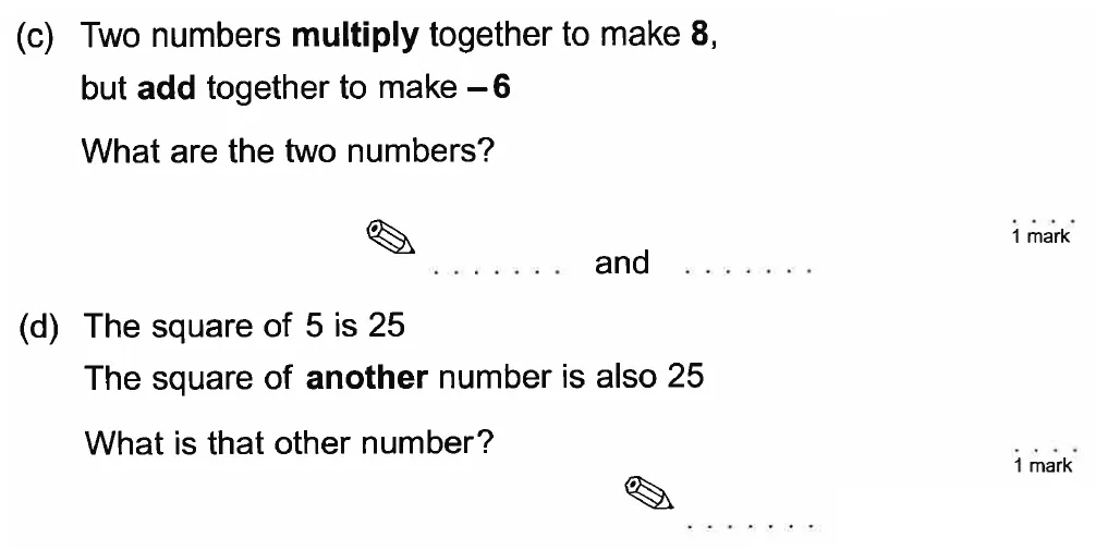 Question 65 - St Anselms College - 11 Plus Maths Sample Questions - 2025