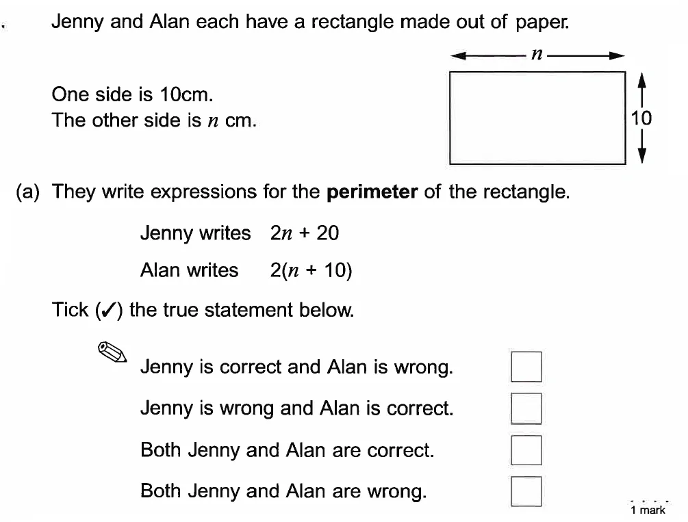 Question 67 - St Anselms College - 11 Plus Maths Sample Questions - 2025