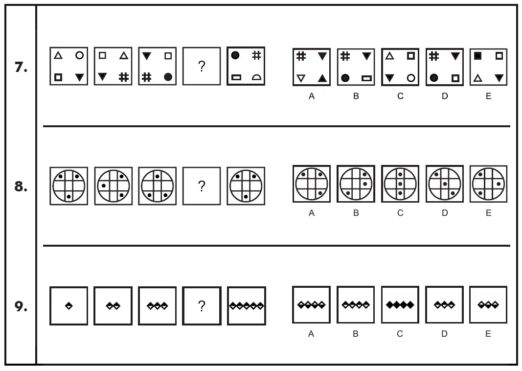 Question 3 - 11+ NVR - Series - Practice Paper 1