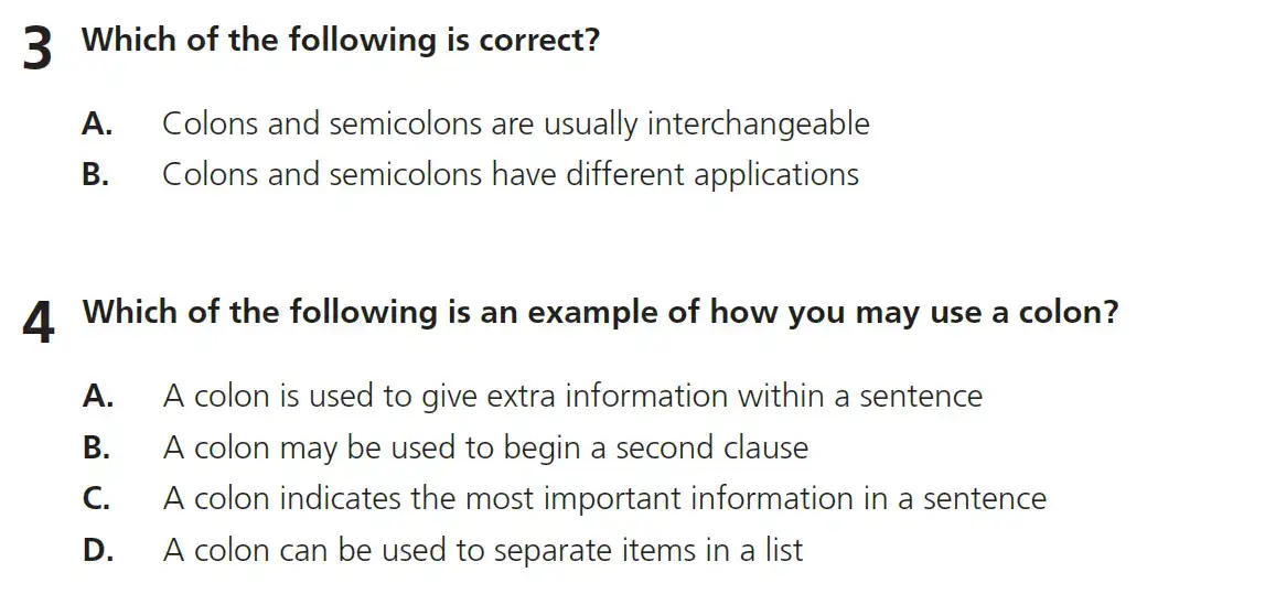 Question 02 - 11+ Free SPaG Punctuation - Test Paper 1