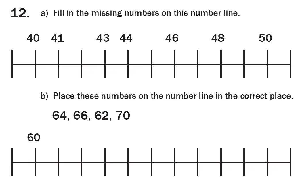 Question 13 - 7 Plus Maths Test Paper 1