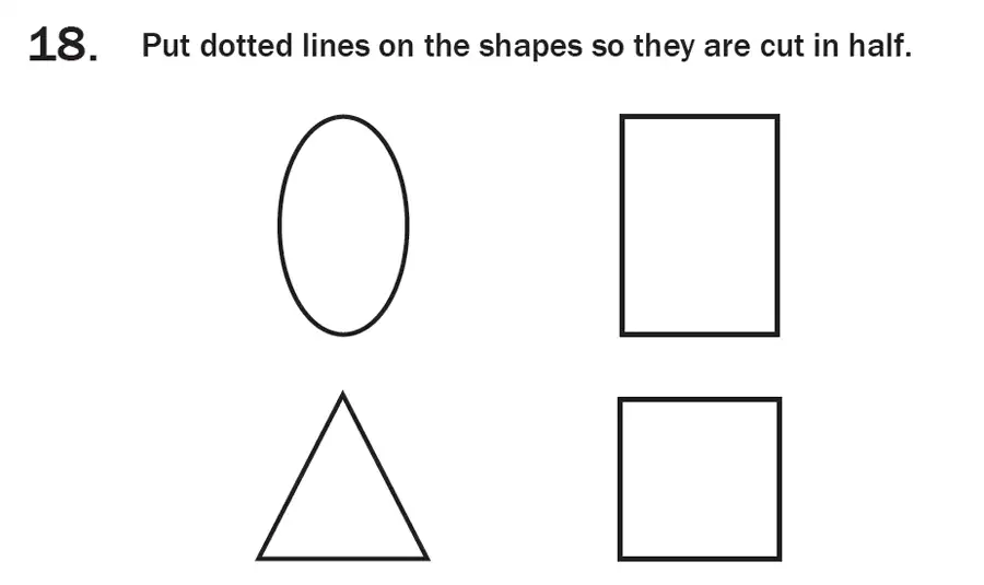 Question 19 - 7 Plus Maths Test Paper 1