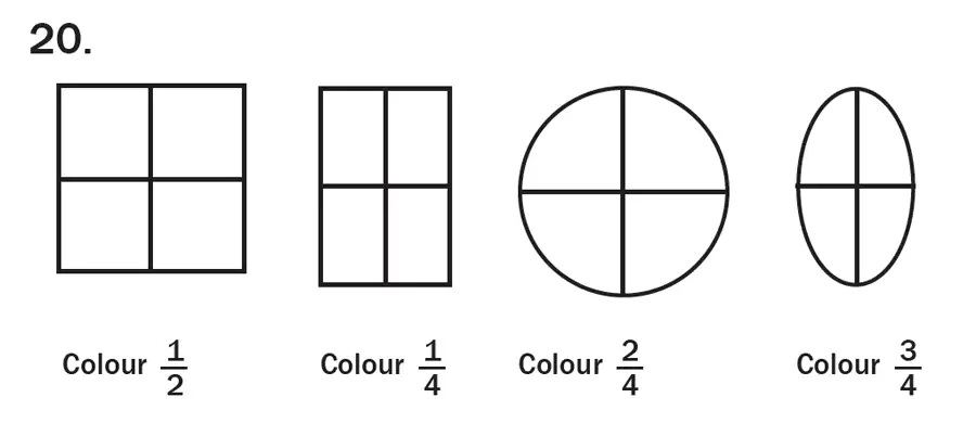 Question 21 - 7 Plus Maths Test Paper 1
