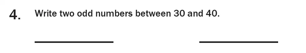 Question 04 - 7 Plus Maths Test Paper 2