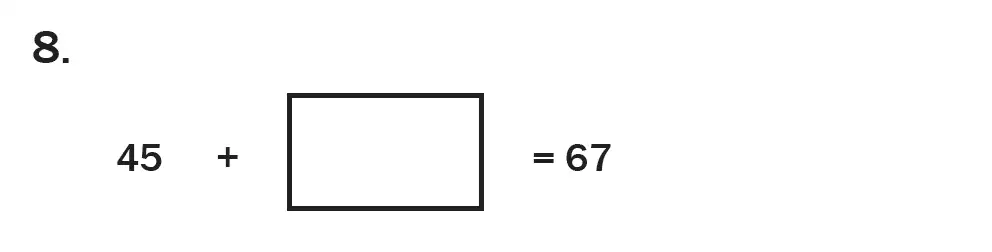Question 08 - 7 Plus Maths Test Paper 2