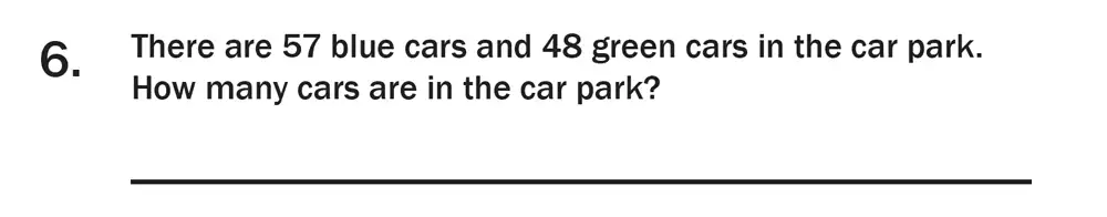 Question 07 - 7 Plus Maths Test Paper 3