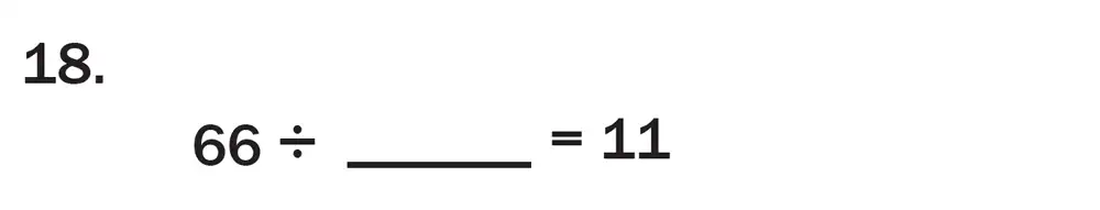 Question 20 - 7 Plus Maths Test Paper 3
