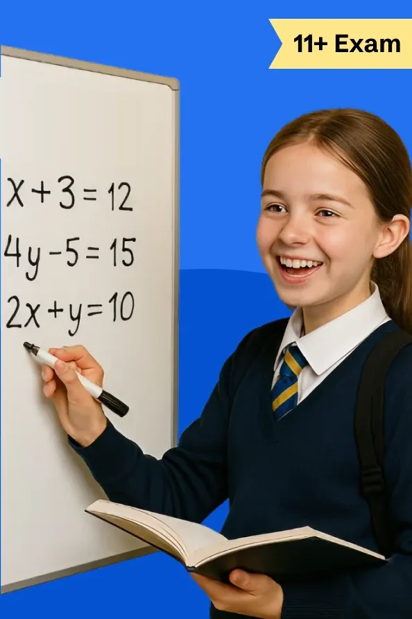 11+ Algebra Master Class   Simultaneous Equations - image