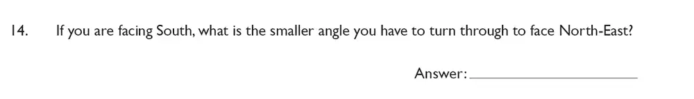 Question 14 - King’s College School – Mathematics Section A 11+ & Pre-test Specimen paper for 2020