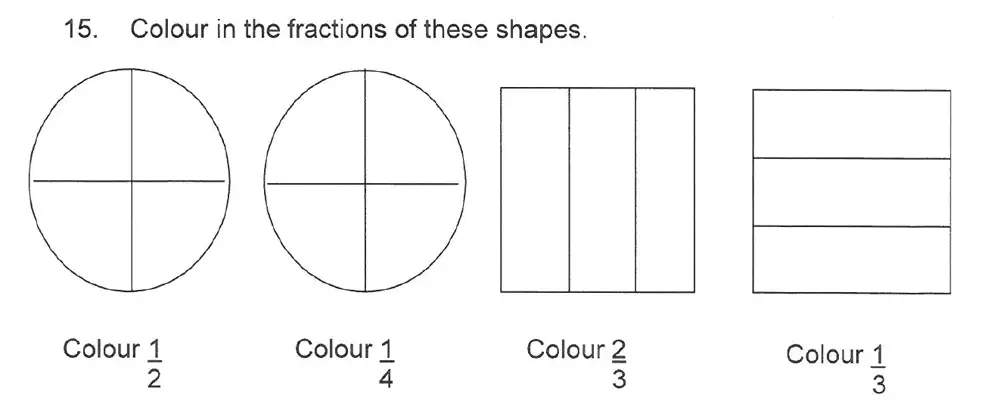 Question 15 - Solihull School – 7 Plus Maths Sample Paper 1