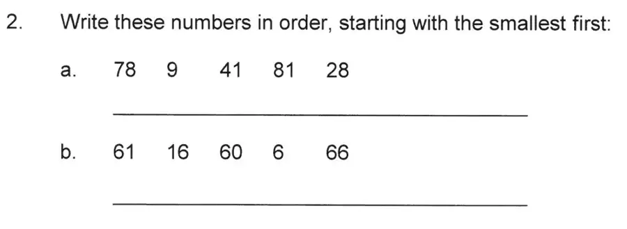 Question 02 - Solihull School – 7 Plus Maths Sample Paper 2