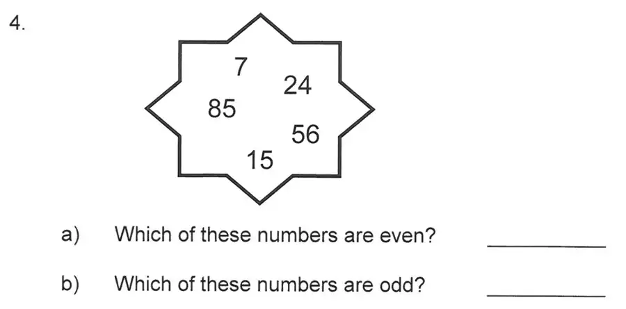 Question 04 - Solihull School – 7 Plus Maths Sample Paper 2