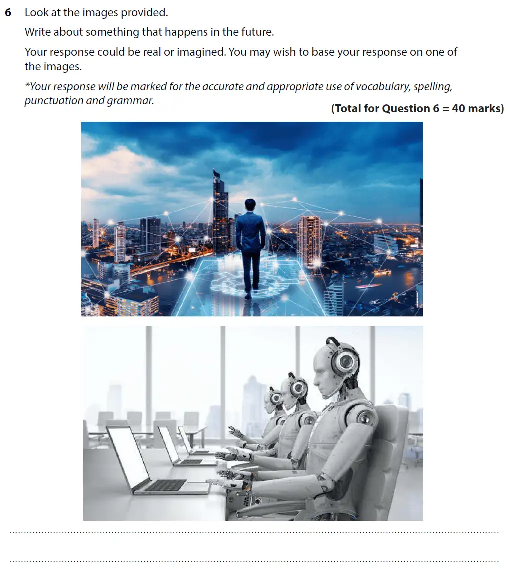 Writing task 02 - GCSE Edexcel English Language Predicted Paper 1