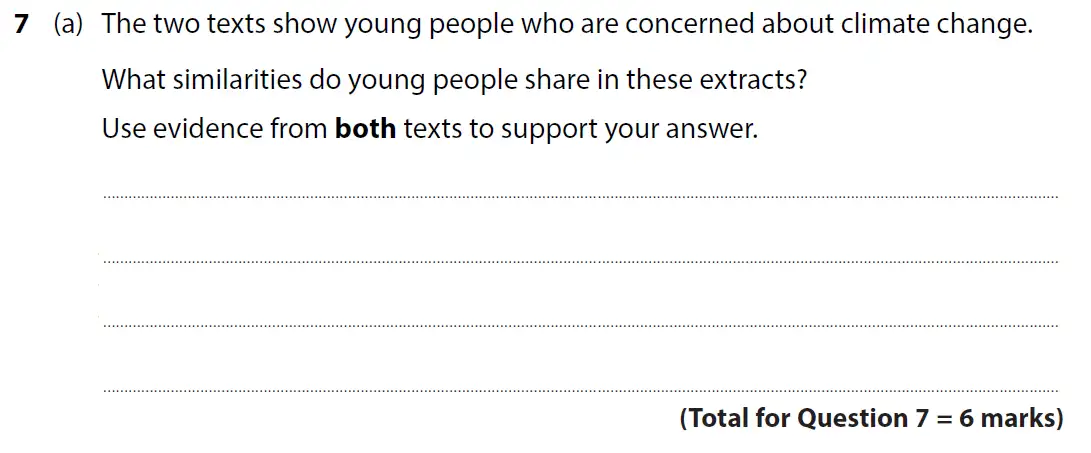 Question 07 - GCSE Edexcel English Language Predicted Paper 2