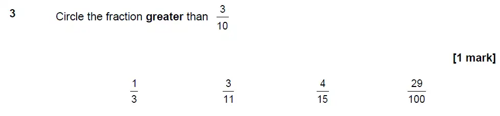 Question 3 - GCSE AQA Foundation Maths Past Paper 3 (Calculator) - June 2017