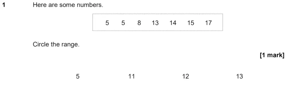 Question 1 - GCSE AQA Foundation Maths Past Paper 1 (Non-Calculator) - June 2020