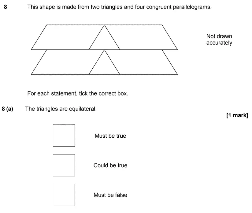 Question 9 - GCSE AQA Higher Maths Past Paper 3 (Calculator) - June 2017