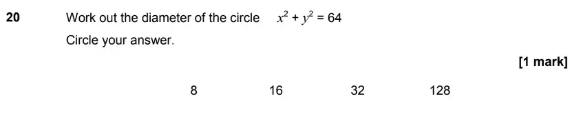 Question 21 - GCSE AQA Higher Maths Past Paper 1 (Non-Calculator) - June 2017