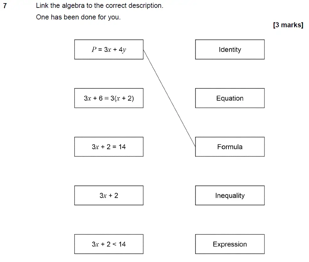 Question 7 - GCSE AQA Foundation Maths Past Paper 3 (Calculator) - June 2018