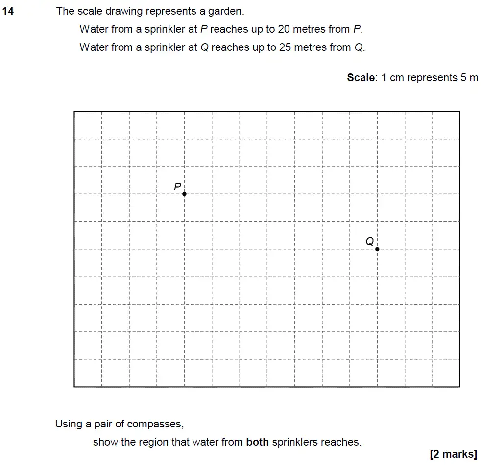 Question 14 - GCSE AQA Higher Maths Past Paper 2 (Calculator) - June 2018