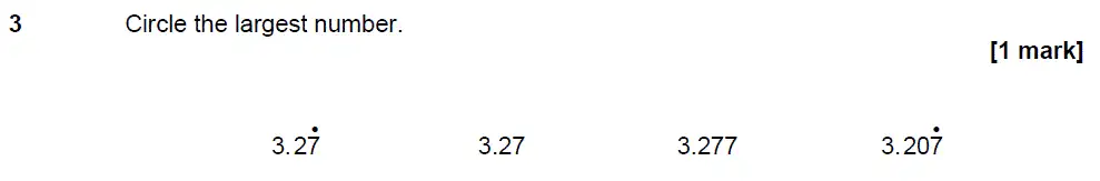 Question 3 - GCSE AQA Higher Maths Past Paper 3 (Calculator) - June 2018