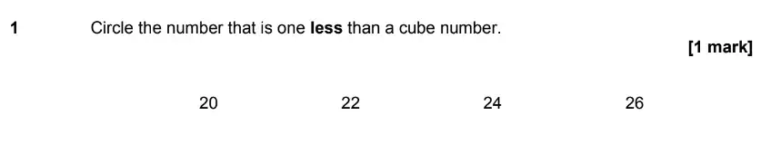 Question 1 - GCSE AQA Foundation Maths Past Paper 2 (Calculator) - June 2019