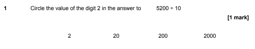 Question 1 - GCSE AQA Foundation Maths Past Paper 3 (Calculator) - June 2019