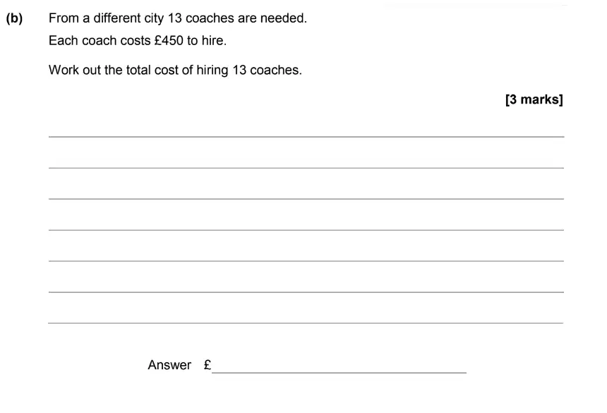 Question 14 - GCSE AQA Foundation Maths Past Paper 1 (Non-Calculator) - June 2019