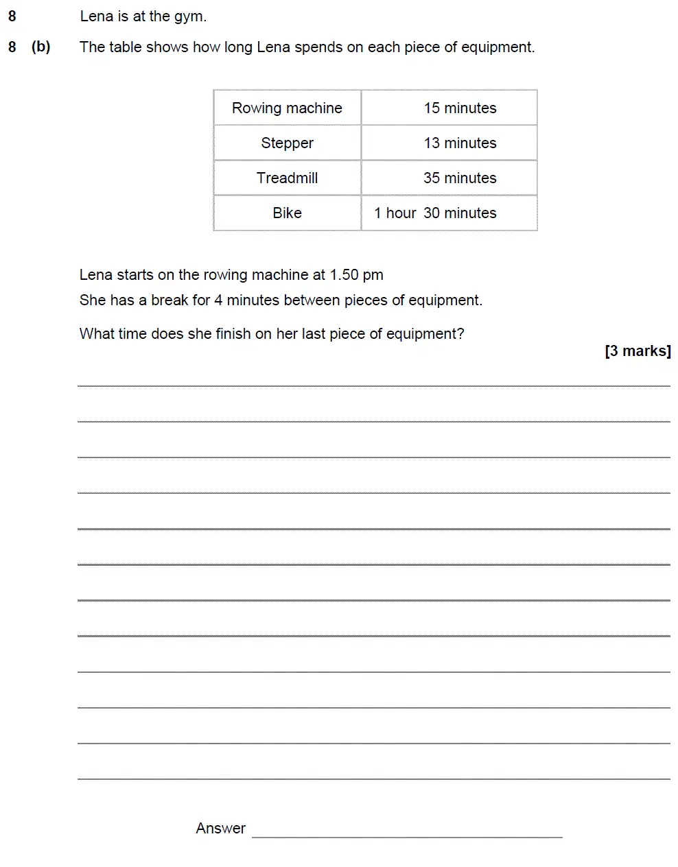 Question 9 - GCSE AQA Foundation Maths Past Paper 2 (Calculator) - November 2018