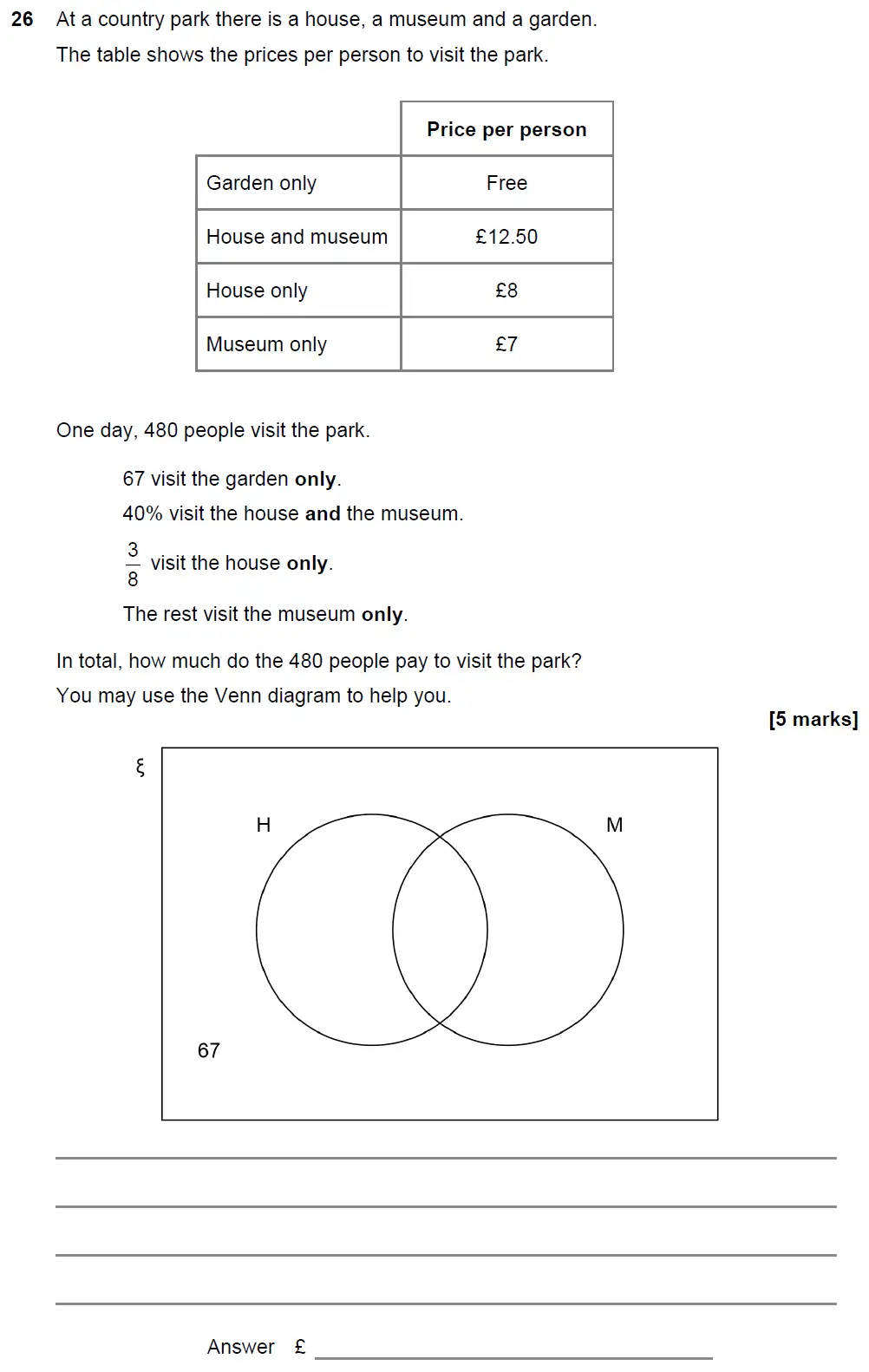 Question 31 - GCSE AQA Foundation Maths Past Paper 3 (Calculator) - November 2021