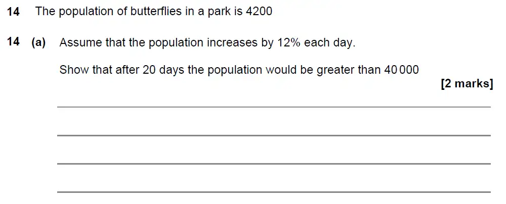 Question 15 - GCSE AQA Higher Maths Past Paper 2 (Calculator) - November 2021
