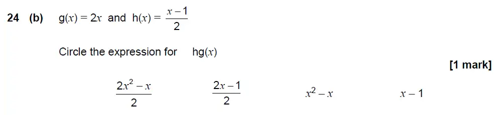 Question 30 - GCSE AQA Higher Maths Past Paper 1 (Non-Calculator) - November 2021