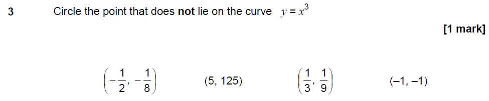 Question 3 - GCSE AQA Higher Maths Past Paper 2 (Calculator) - November 2017