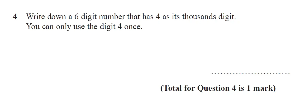 Question 4 - GCSE Edexcel Foundation Maths Past Paper 2 (Calculator) - June 2018