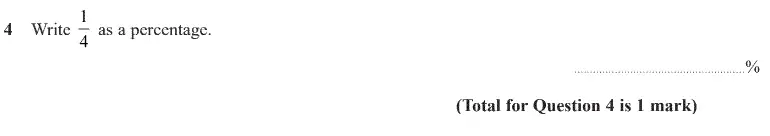 Question 4 - GCSE Edexcel Foundation Maths Past Paper 2 (Calculator) - June 2020