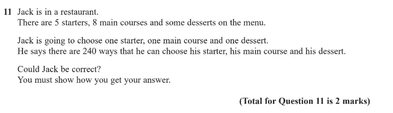 Question 15 - GCSE Edexcel Higher Maths Past Paper 2 (Calculator) - June 2020