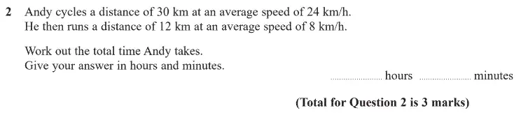 Question 2 - GCSE Edexcel Higher Maths Past Paper 3 (Calculator) - June 2020
