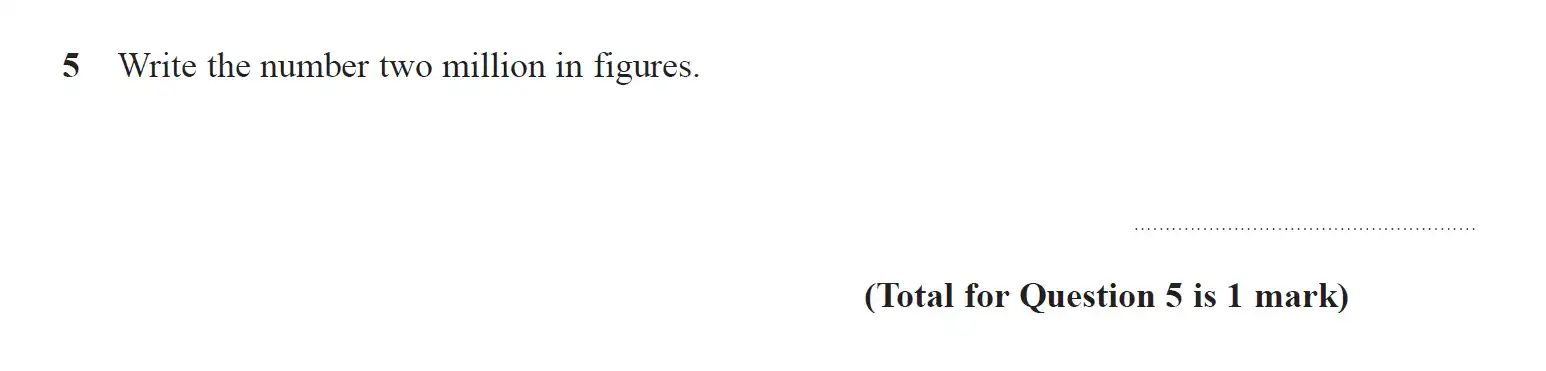 Question 5 - GCSE Edexcel Foundation Maths Past Paper 2 (Calculator) - June 2019