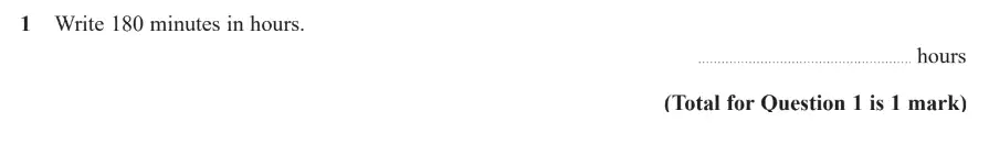 Question 1 - GCSE Edexcel Foundation Maths Past Paper 1 (Non-Calculator) - June 2019