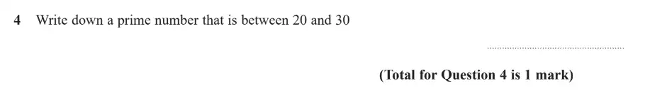 Question 4 - GCSE Edexcel Foundation Maths Past Paper 1 (Non-Calculator) - June 2019