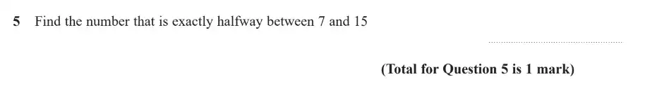 Question 5 - GCSE Edexcel Foundation Maths Past Paper 1 (Non-Calculator) - June 2019