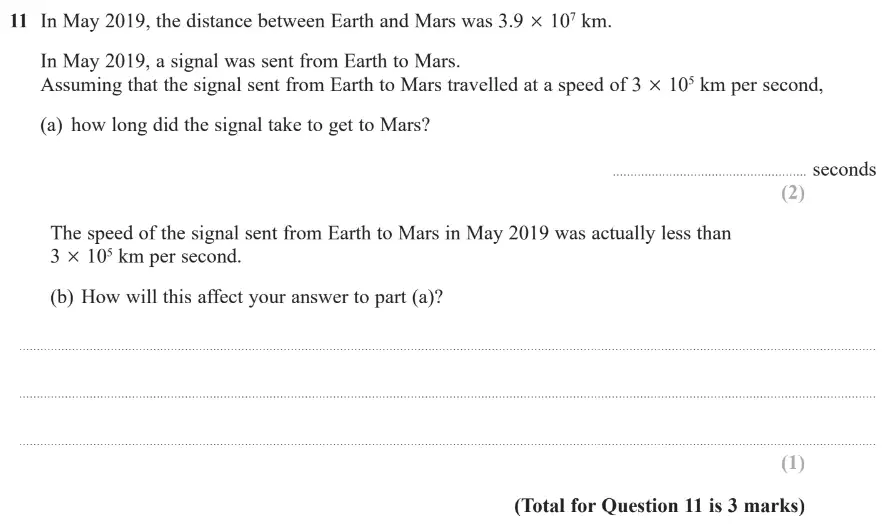 Question 12 - GCSE Edexcel Higher Maths Past Paper 3 (Calculator) - June 2019