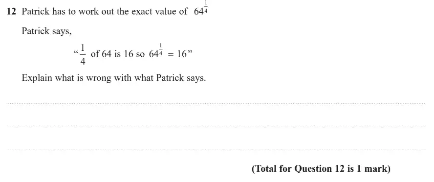 Question 13 - GCSE Edexcel Higher Maths Past Paper 3 (Calculator) - June 2019