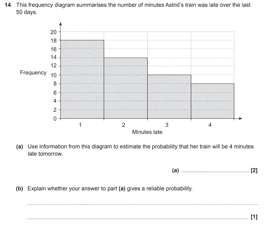 Question 16 - GCSE OCR Foundation Maths Sample Paper 3 (Calculator)
