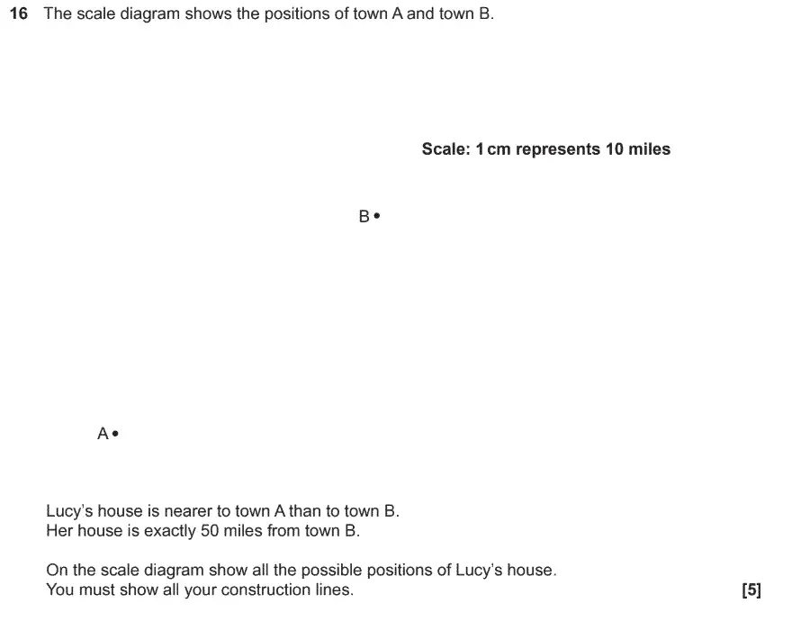 Question 16 - GCSE OCR Foundation Maths Past Paper 1 (Calculator)