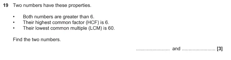Question 19 - GCSE OCR Foundation Maths Past Paper 3 (Calculator)